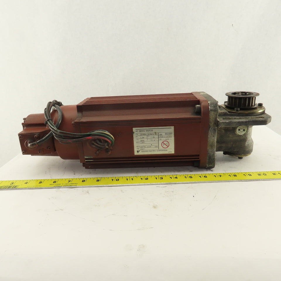 Yaskawa USASEM-18YRW12 AC Servo Motor 1.54kW 2000RPM And Gear Head