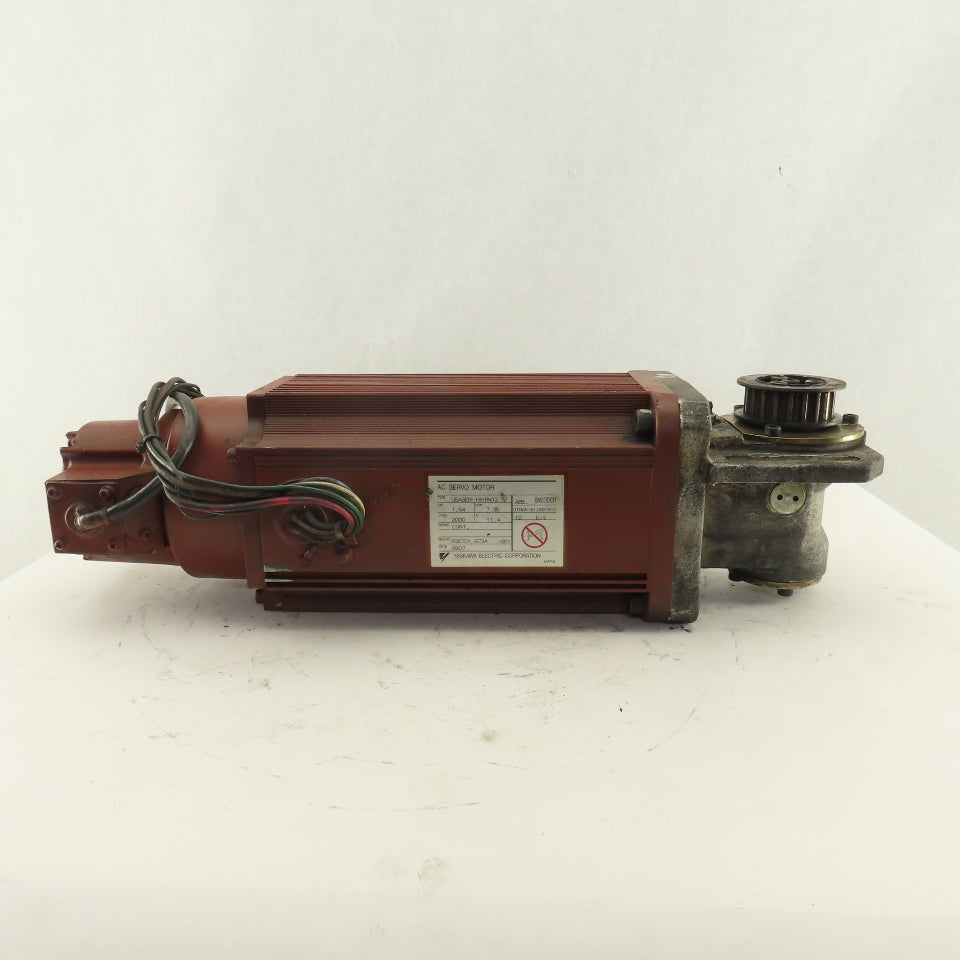 Yaskawa USASEM-18YRW12 AC Servo Motor 1.54kW 2000RPM And Gear Head