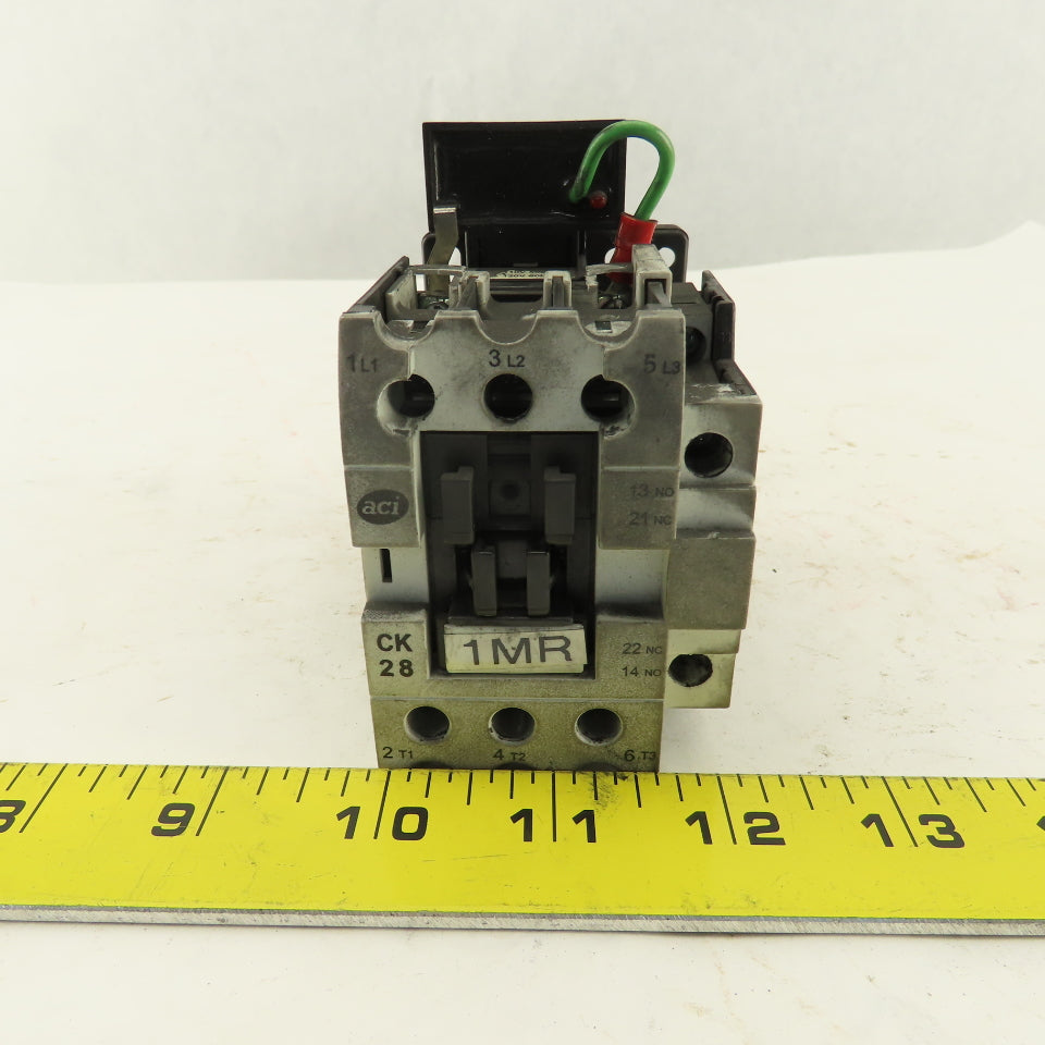 Advance Controls CK28 600VAC 3Ph 20Hp Contactor 120V Coil
