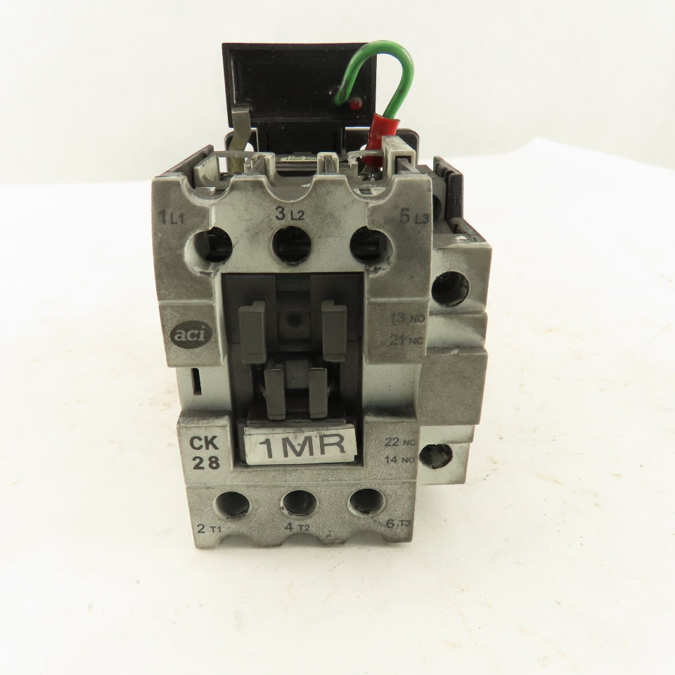 Advance Controls CK28 600VAC 3Ph 20Hp Contactor 120V Coil