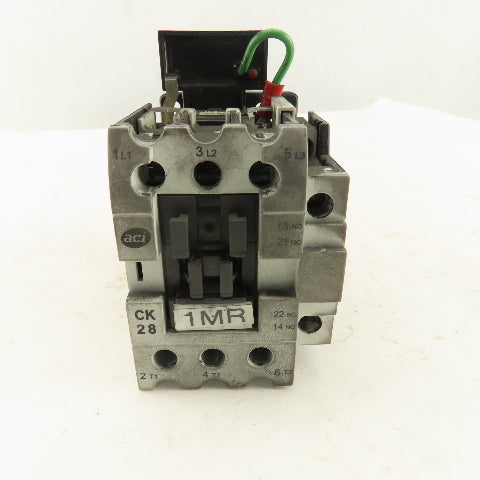 Advance Controls CK28 600VAC 3Ph 20Hp Contactor 120V Coil