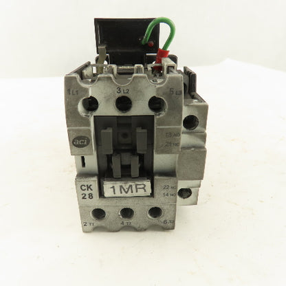 Advance Controls CK28 600VAC 3Ph 20Hp Contactor 120V Coil
