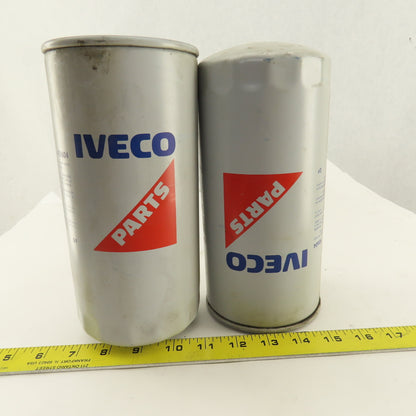 Iveco 1901604 Fiat Spin On Oil Filter 4-5-16" X 9" Lot of 2