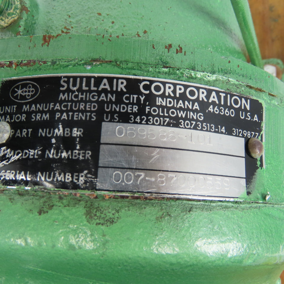 Sullair 069586-101 Rotary Screw Vacuum Pump Compressor
