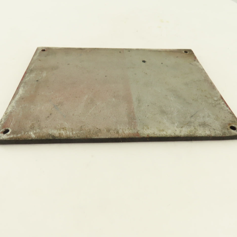 Trio Tool Company 8" x 6" Cast Aluminum Machine Co. Legend Plate Livonia Mich.