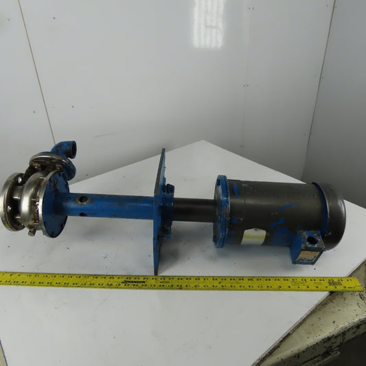 Kerr 5180 5Hp Vertical Process Pump Size 2-1/2x1-1/2 5X4.94 208-230/460V 3Hp