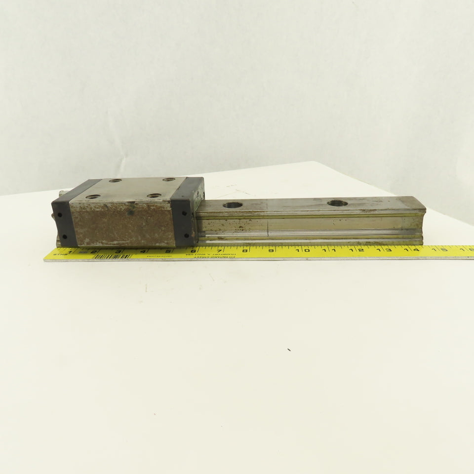 Star 45mm Linear Profile Guide Rail Bearing Block Assembly 14-5/8" Long
