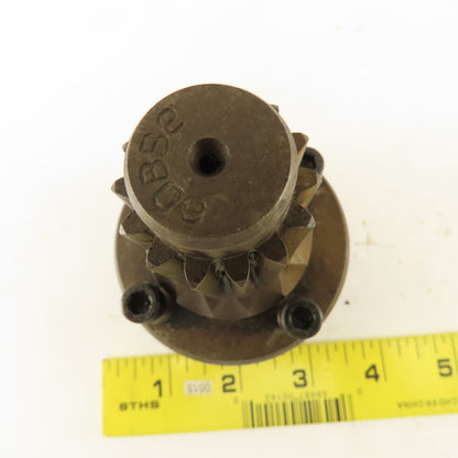 60BB2 32mm Servo Motor Shaft To External Tooth Spline Gear Adapter 14T 34mm