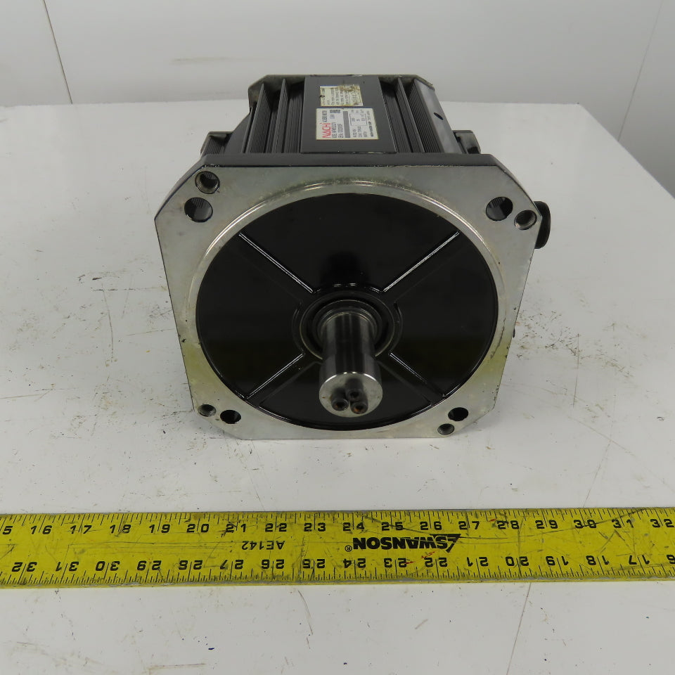 Nachi MFM552Q3V 5.5kW 2000RPM 32mm Shaft AC Servo Motor W/ Brake