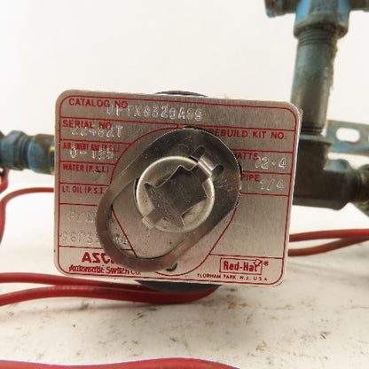 Asco 96V350 UFTX8320A89 1/4" Dual Solenoid Valve Assembly Milnor Conveyor