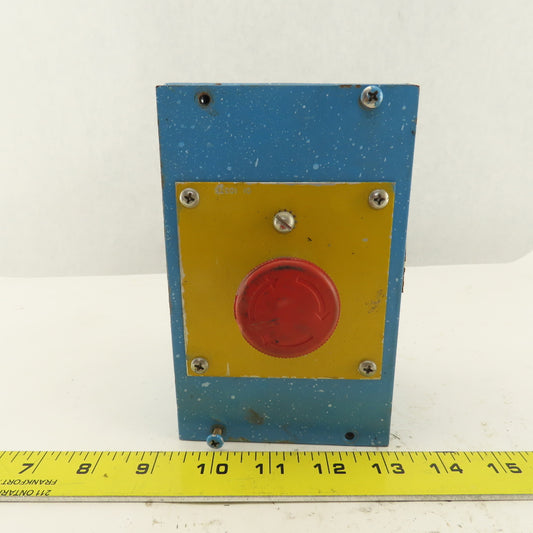 6 x 4 x 3" Remote E-Stop Electrical Enclosure 600V NC