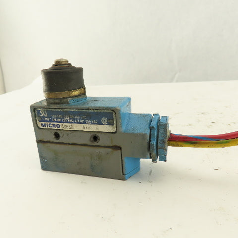 Micro Switch 9R012 240/480V Push Button Limit Switch