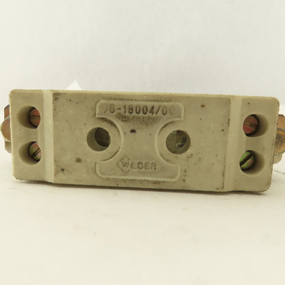 Weber Ceramic Fuse Holders 500V 100A From SCM Model Z30 Saw Lot Of 3