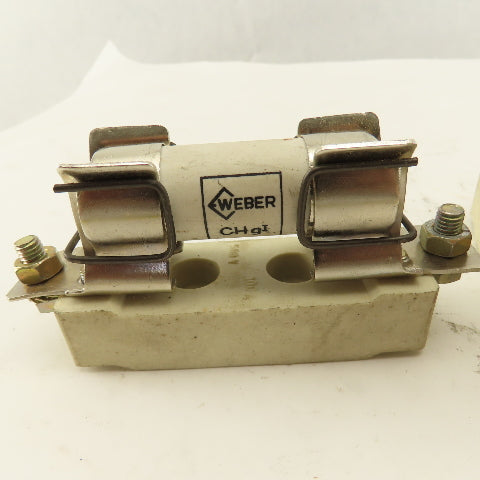 Weber Ceramic Fuse Holders 500V 100A From SCM Model Z30 Saw Lot Of 3