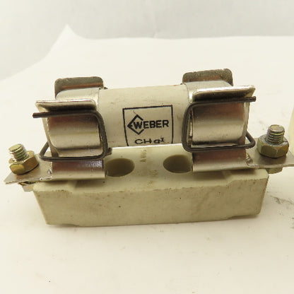 Weber Ceramic Fuse Holders 500V 100A From SCM Model Z30 Saw Lot Of 3