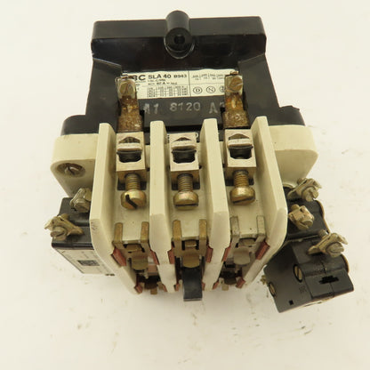 BBC Brown Boveri SLA 40 500V 34Hp 3Ph Contactor 110V Coil
