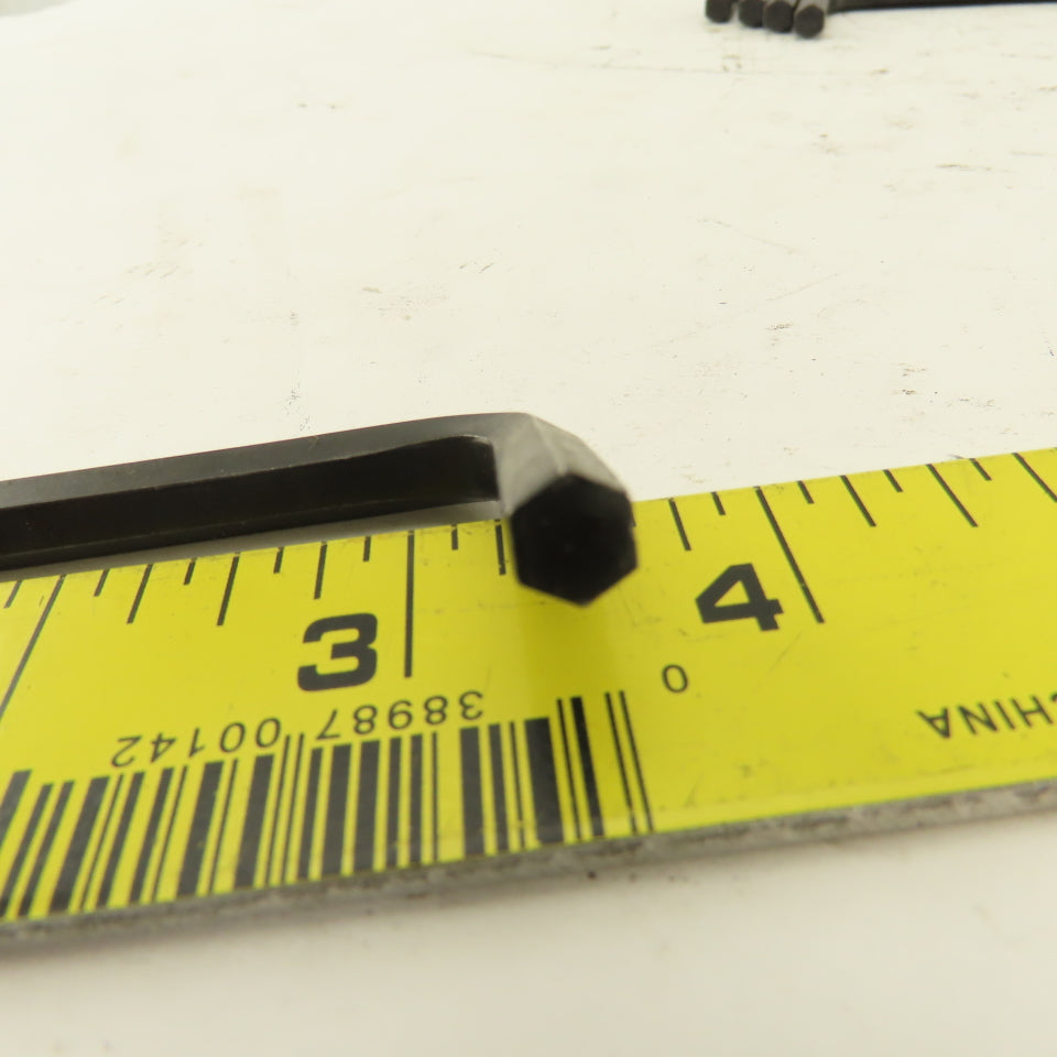 1/4  Short Arm 3" Hex Key Allen Wrench Loose Lot Of 10