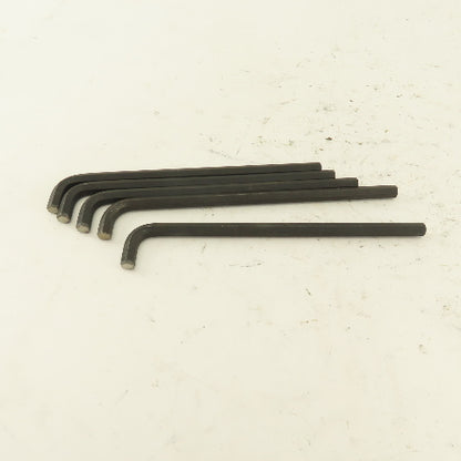 1/4  Stubby Long Arm 6" Hex Key Allen Wrench Loose Lot Of 5