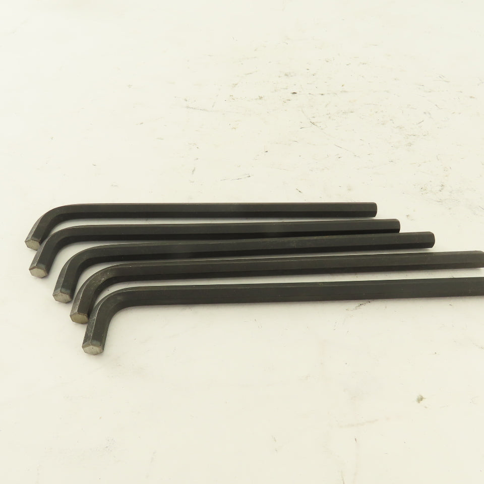 1/4  Stubby Long Arm 6" Hex Key Allen Wrench Loose Lot Of 5