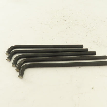 1/4  Stubby Long Arm 6" Hex Key Allen Wrench Loose Lot Of 5