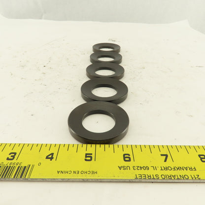 2" Bevel Washer 1-1/8" ID 9/32" Thick Lot Of 5
