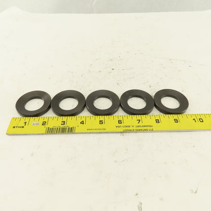2" Bevel Washer 1-1/8" ID 9/32" Thick Lot Of 5