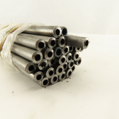 Plymouth Tube Co. 0.3130 OD x 0.1970 ID Carbon Steel Seamless Tube 22" Lot Of 33