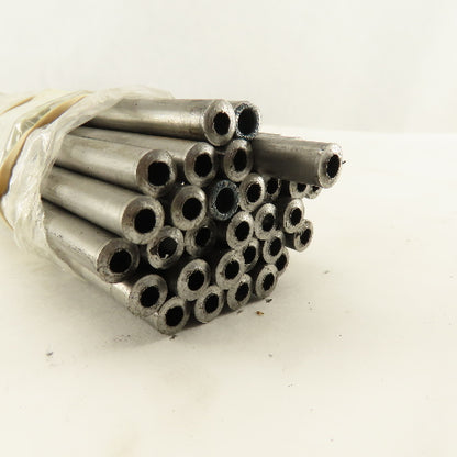 Plymouth Tube Co. 0.3130 OD x 0.1970 ID Carbon Steel Seamless Tube 22" Lot Of 33