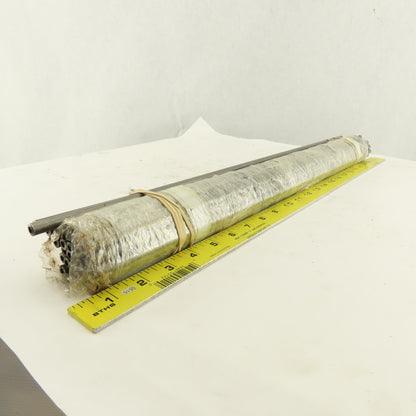 Plymouth Tube Co. 0.3130 OD x 0.1970 ID Carbon Steel Seamless Tube 22" Lot Of 33