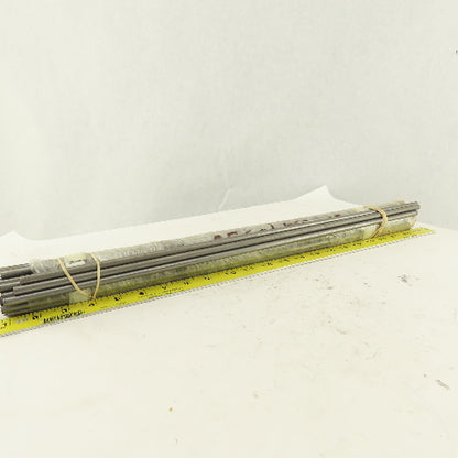 Plymouth Tube Co. 0.3130 OD x 0.1970 ID Carbon Steel Seamless Tube 22" Lot Of 33