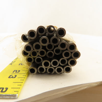 Plymouth Tube Co. 0.3130 OD x 0.1970 ID Carbon Steel Seamless Tube 22" Lot Of 30