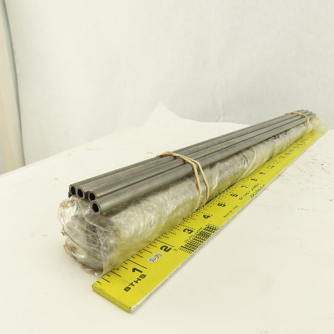 Plymouth Tube Co. 0.3130 OD x 0.1970 ID Carbon Steel Seamless Tube 22" Lot Of 30