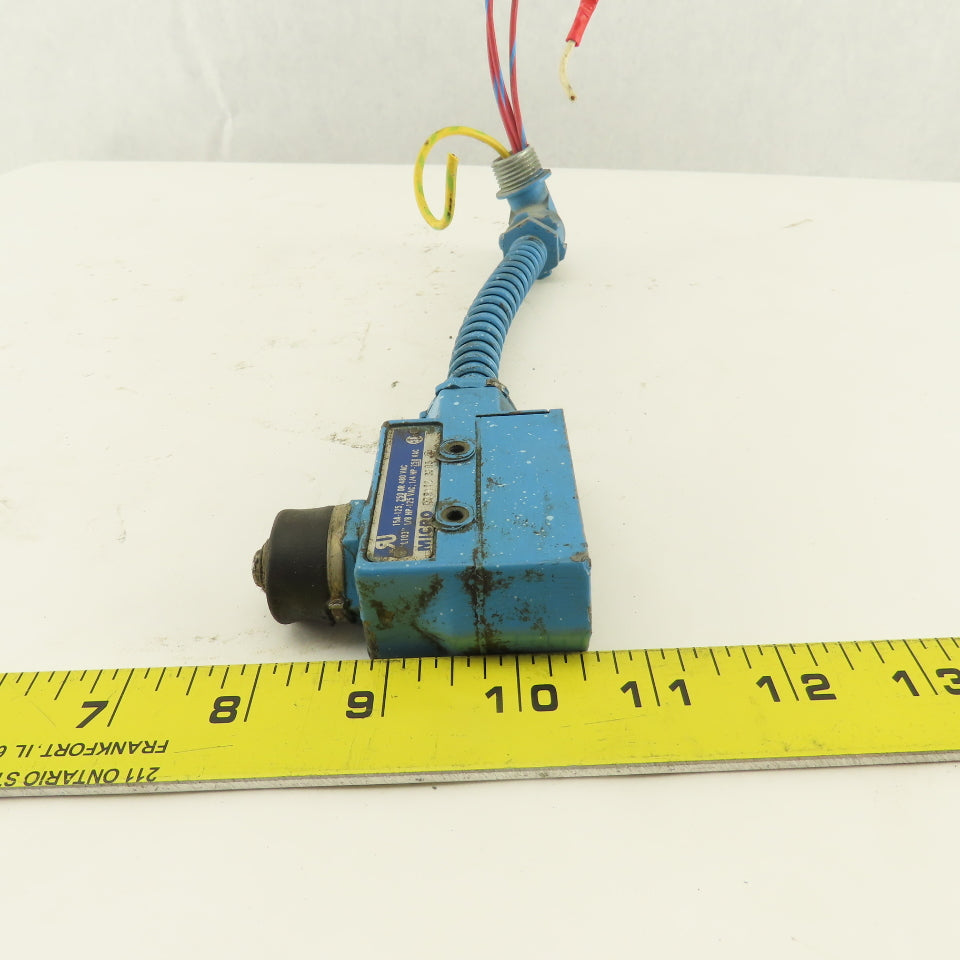 Micro Switch 09R012 125-250/480V Push Button Limit Switch