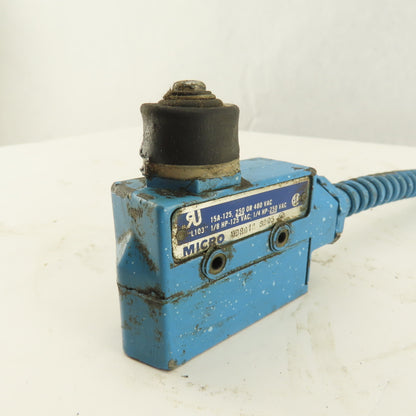 Micro Switch 09R012 125-250/480V Push Button Limit Switch