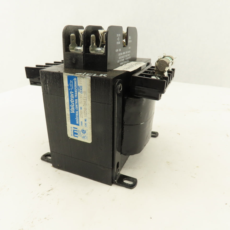 Valutran V250-0411-8 208-230/460V Pri 115V Sec. .250kVa Transformer