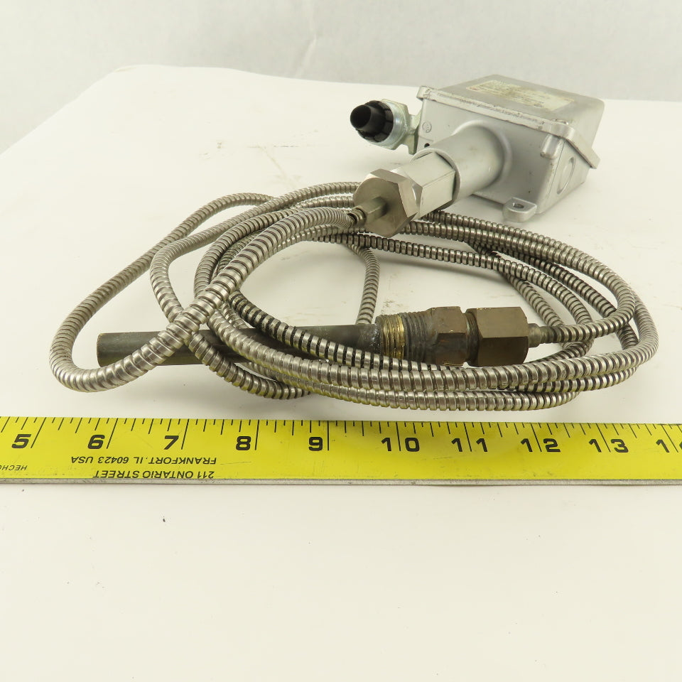 United Electric Controls F1008BC 50-650°F 480V Temperature Switch 10' Lead