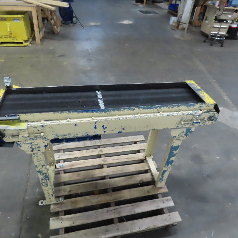 Adjustable Incline/Decline Slide Bed Conveyor 12" Belt 33FPM 63" OAL 115V 1Ph