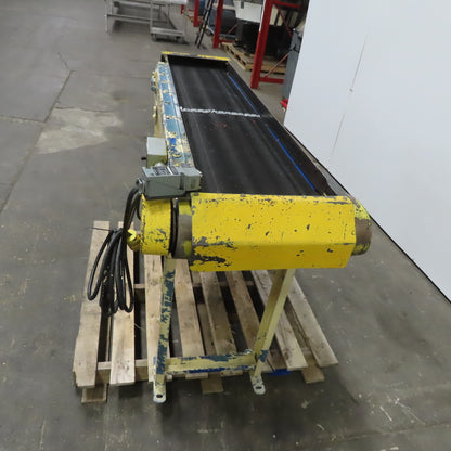 Adjustable Incline/Decline Slide Bed Conveyor 12" Belt 33FPM 63" OAL 115V 1Ph