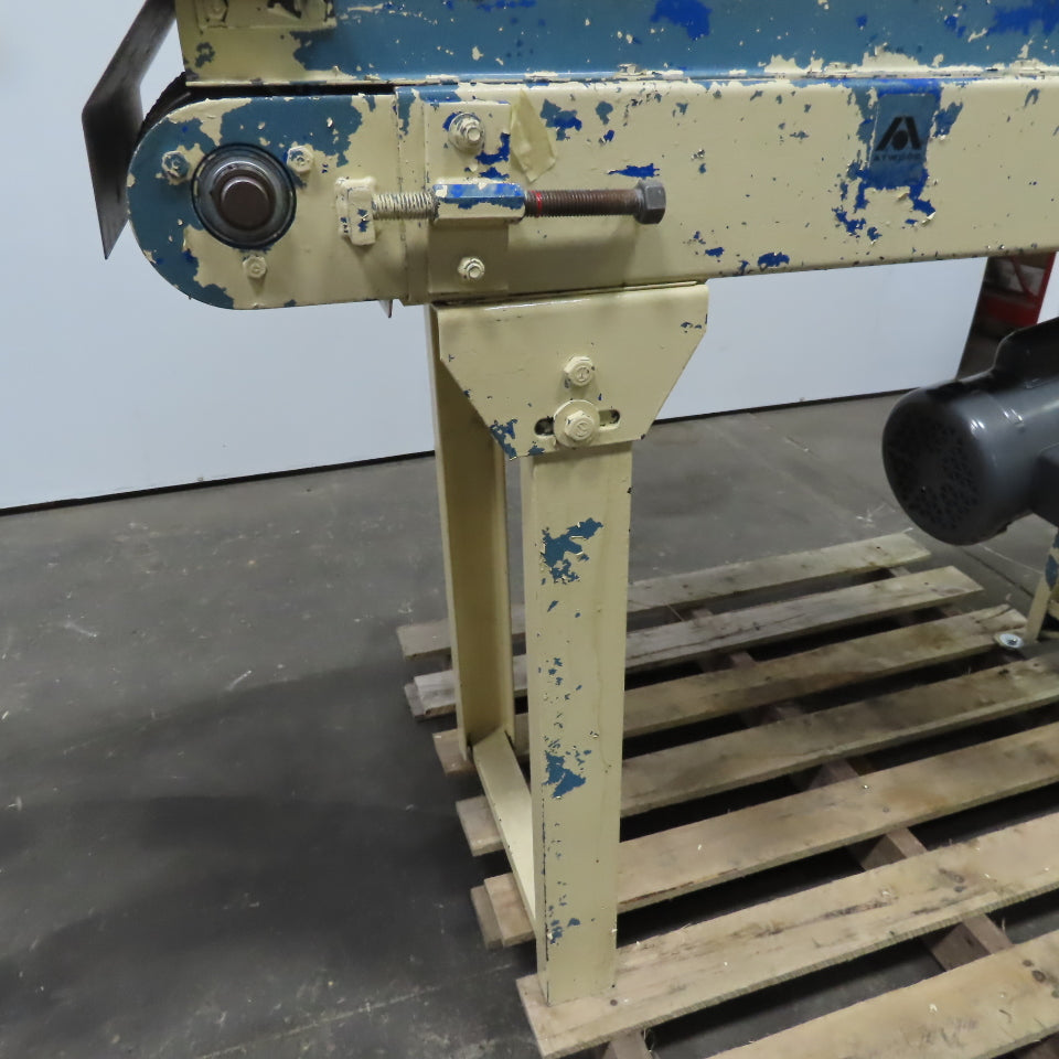 Adjustable Incline/Decline Slide Bed Conveyor 12" Belt 33FPM 63" OAL 115V 1Ph