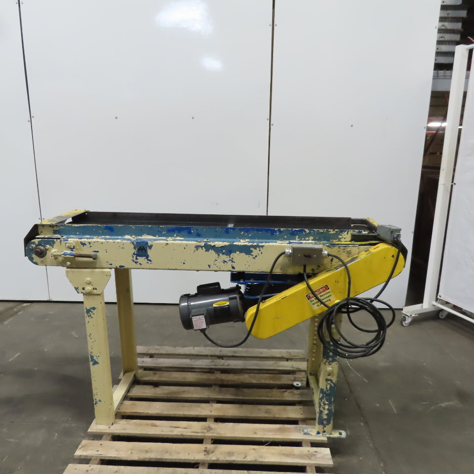 Adjustable Incline/Decline Slide Bed Conveyor 12" Belt 33FPM 63" OAL 115V 1Ph