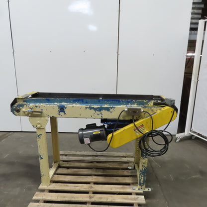 Adjustable Incline/Decline Slide Bed Conveyor 12" Belt 33FPM 63" OAL 115V 1Ph