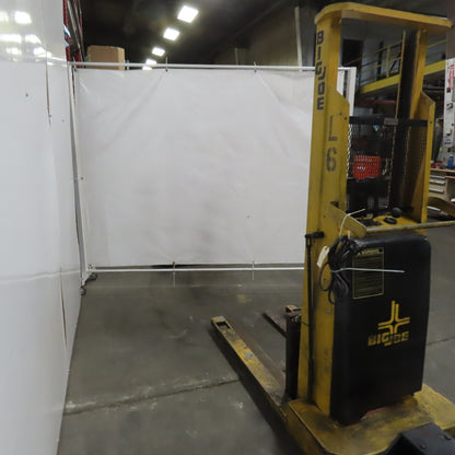 Big-Joe 2024-A5 2000LB Cap Manual Push Straddle Pallet Lift Stacker 60" Lift 12V