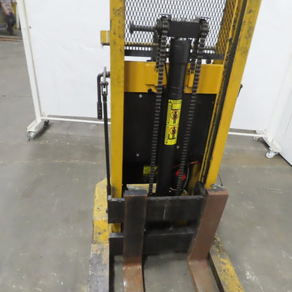 Big-Joe 2024-A5 2000LB Cap Manual Push Straddle Pallet Lift Stacker 60" Lift 12V