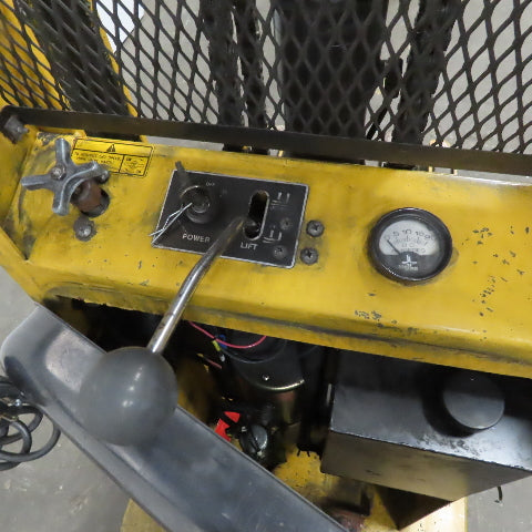 Big-Joe 2024-A5 2000LB Cap Manual Push Straddle Pallet Lift Stacker 60" Lift 12V