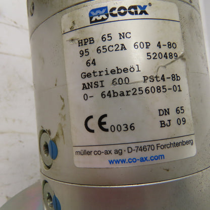 Coax HPB65NC 2-1/2 Flange Mount Air Piloted Shutoff Valve Unit
