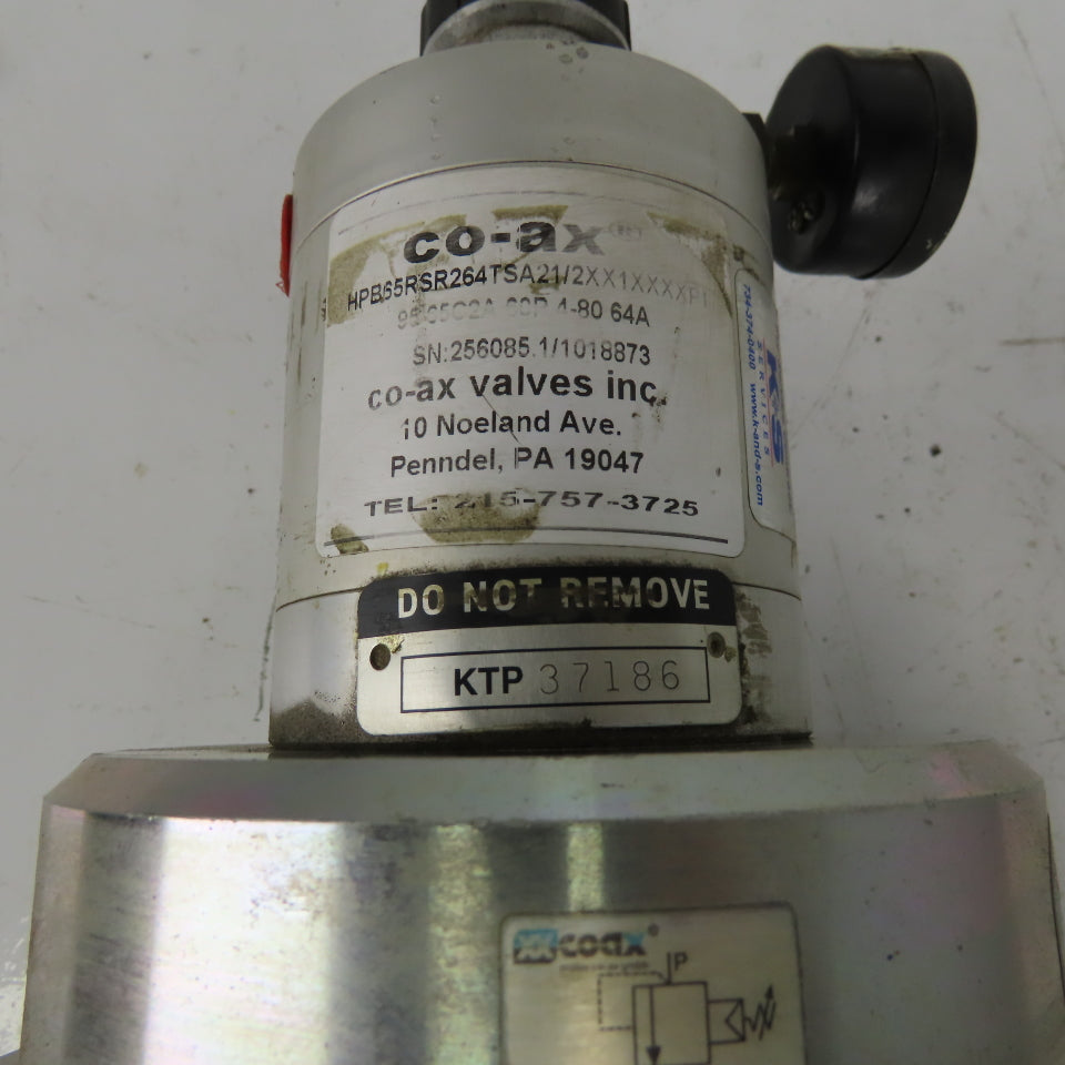 Coax HPB65NC 2-1/2 Flange Mount Air Piloted Shutoff Valve Unit