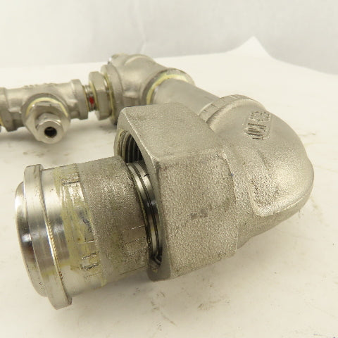 1/2" 1" Stainless Steel Misc. Fittings Valve Tees Elbow Assembly
