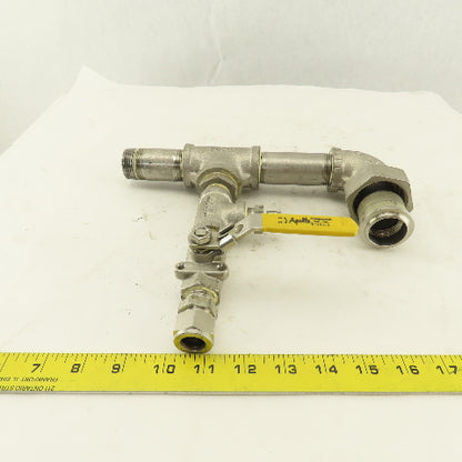 1/2" 1" Stainless Steel Misc. Fittings Valve Tees Elbow Assembly