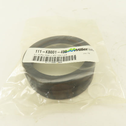 Miller Fluid Power 111-KB001-400 4" Bore Leather 3 Piece Seal Kit