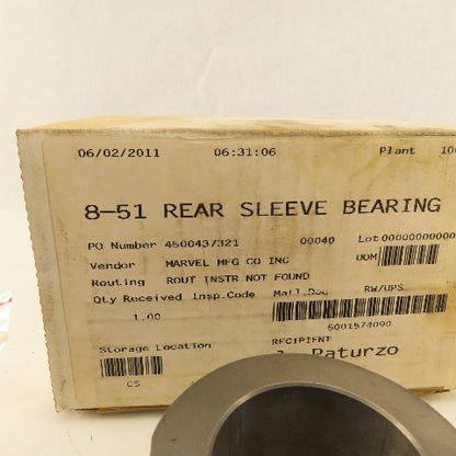 Marvel 8-51 #8 Band Saw Rear Sleeve Bearing Assembly